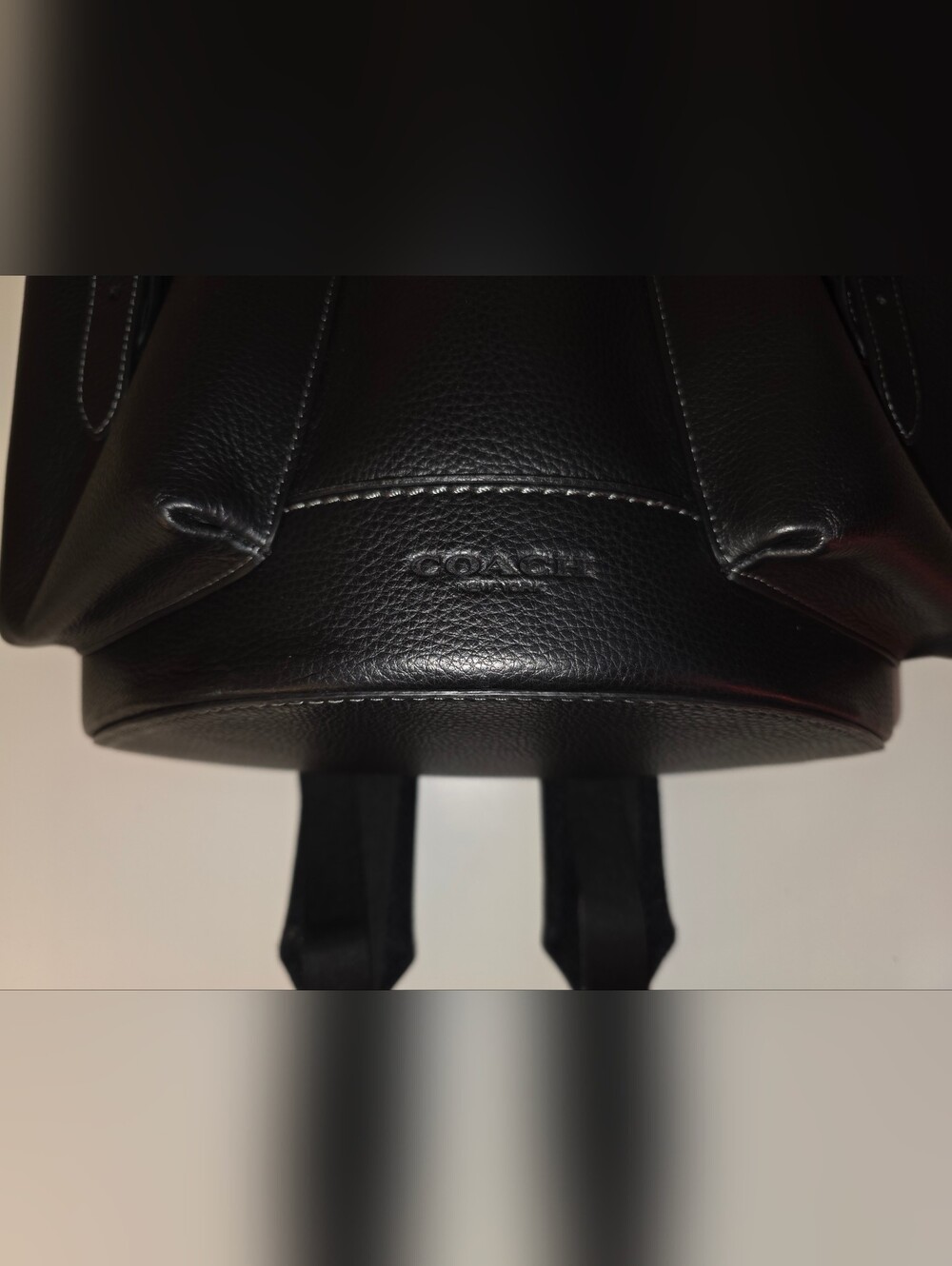 🖤 Coach Warner Backpack CW210 – Black Pebbled Leather | Like New 🖤 - Picture 4 of 15